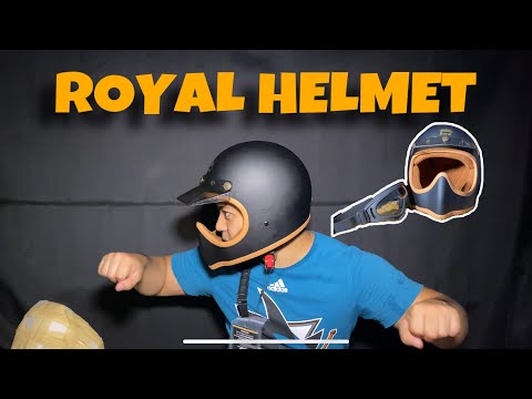 ROYAL HELMET | FULL FACE MATTE BLACK GUMLINE | UNBOXING and REVIEW