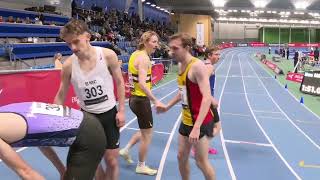 Men's 800m A - British Milers Club Indoors Sheffield 2025 [Full Race Replay]