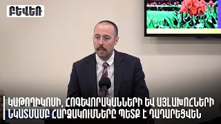 Կաթողիկոսի, Հոգևորականների Եւ Այլախոհների Նկատմամբ Հարձակումները Պետք Է Դադարեցվեն. Փիթեր Ֆլյու