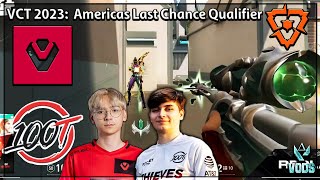 Sentinels vs 100T Epic Match |  Americas Last Chance Qualifier