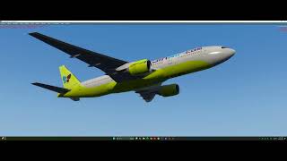 Prepar3D | JIN AIR B777-200ER HL7734 LJ211 ICN-NRT | Approaching Narita RWY34L
