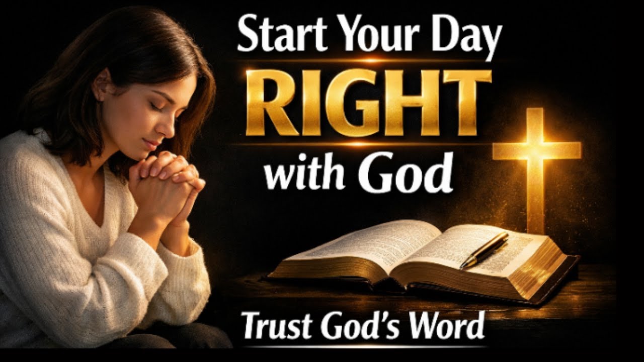 Always Start Your Day With God in 13 MINUTES | Morning Prayer with Word - KJV