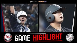 2024年7月6日 埼玉西武対千葉ロッテ 試合ハイライト