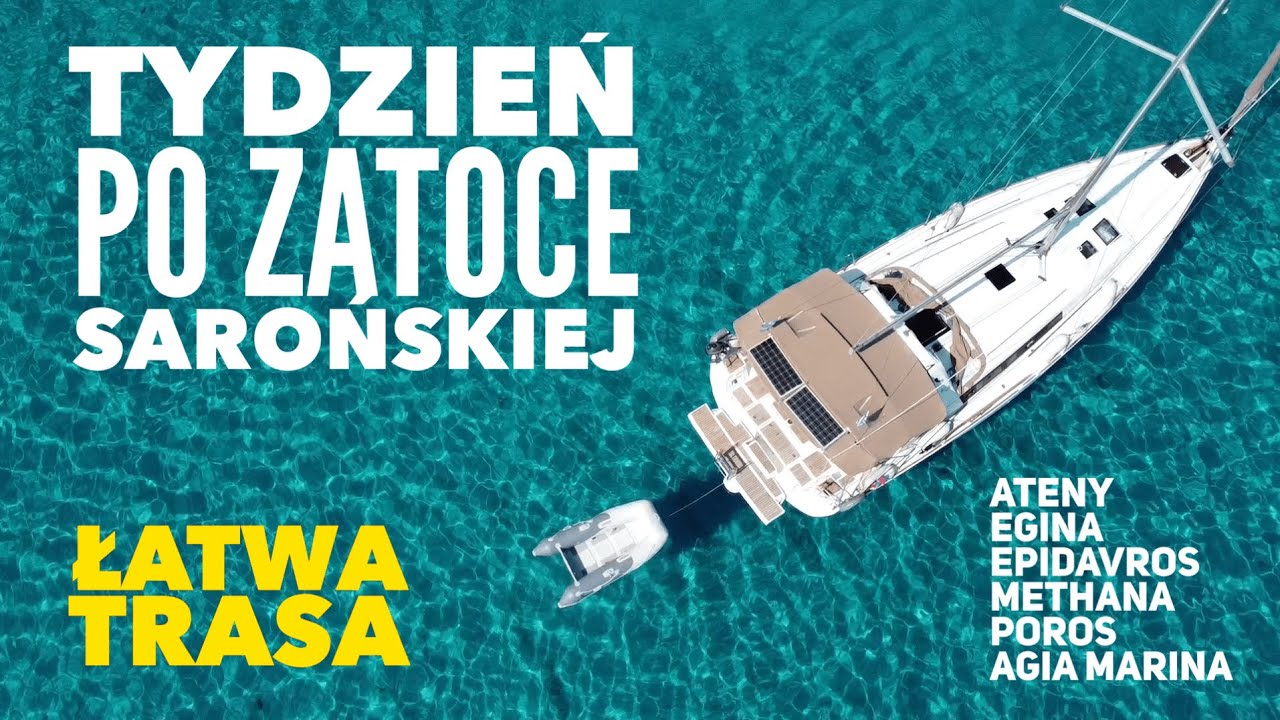 TRASA RELAKS🧋 propozycja 7 dni na ⛵ jachcie po zatoce Sarońskiej. / Odc 77