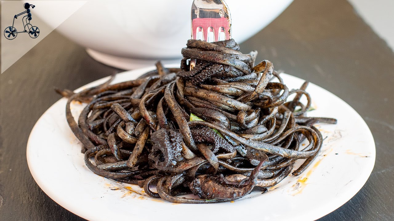 Pasta With Squid Ink Cuttlefish - Your Guardian Chef