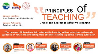 Principles of Teaching - Unlock the Secrets to Effective Teaching | UP State Medical Faculty #MeUP