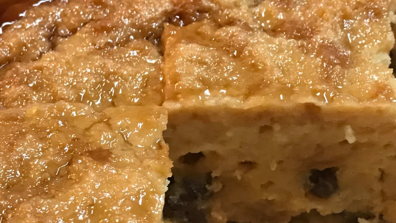 classic bread pudding style - YouTube