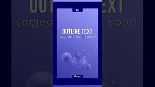 Outline Text in Premiere 2026 #028 #adobe #premiere #tutorial #animation #outline #objectmasktool