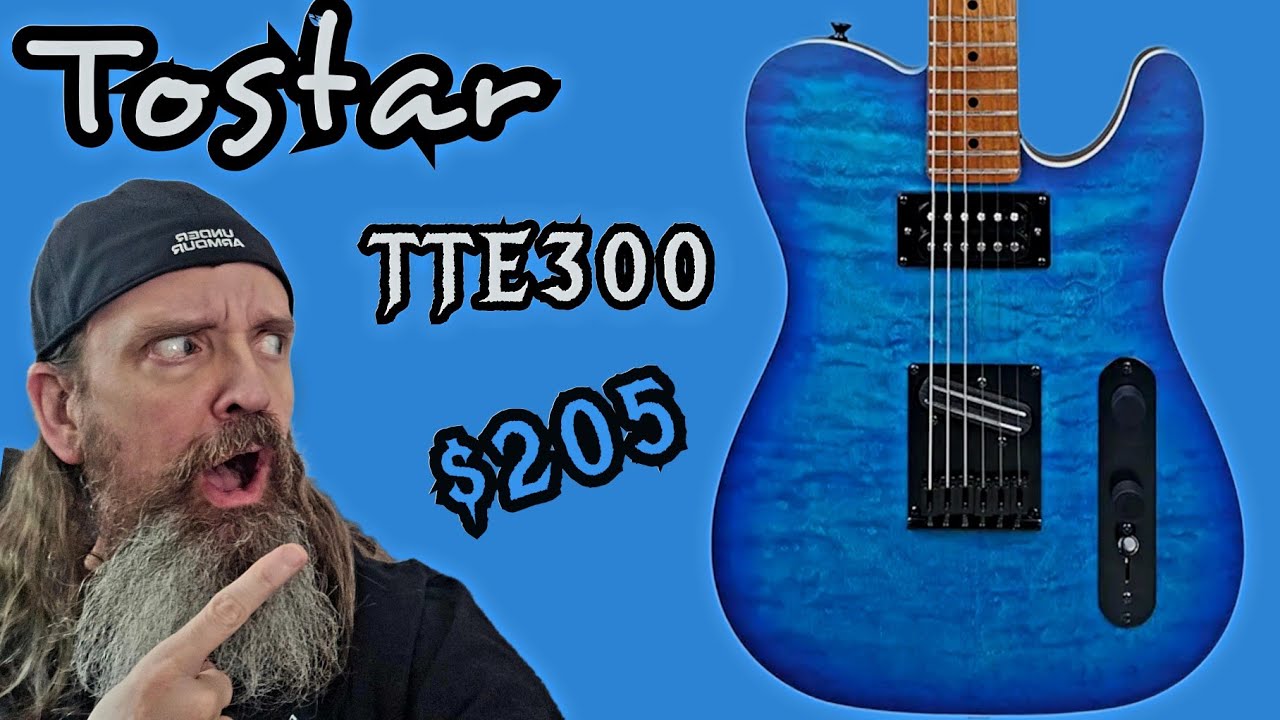 This Tostar Blue Guitar Sounds INSANE | Full Unboxing & Tone Test