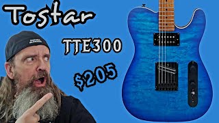 This Tostar Blue Guitar Sounds INSANE | Full Unboxing & Tone Test