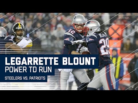 Blount Powers the Patriots Into the End Zone! | Steelers vs. Patriots | AFC Championship Highlights