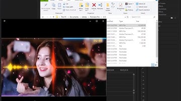 Hướng Dẫn Làm Video Nhạc-Hiệu Ứng Sóng Nhạc và Hiệu Ứng Hoa Anh Đào Đơn Giản Trên PREMIERE  CC 2018