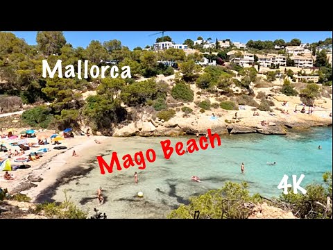 4K⛱Cala del  Mago Nudist Beach  Majorca ⛱Portals Vells III(Playa del rey) 2021