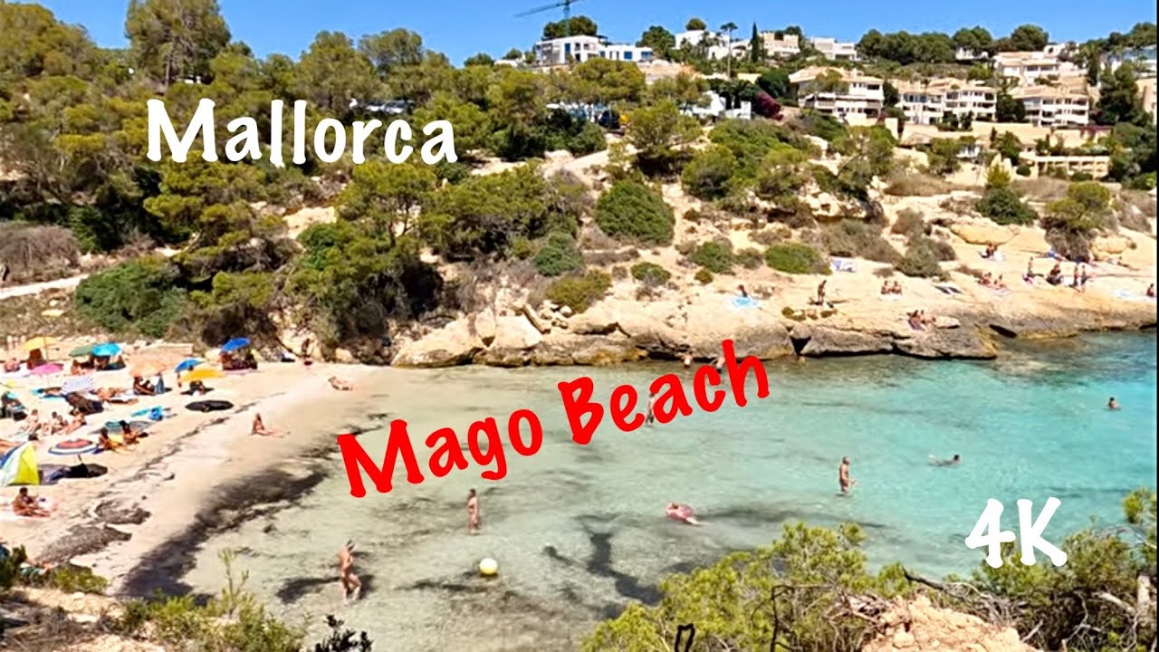 4K⛱Cala del  Mago Nudist Beach  Majorca ⛱Portals Vells III(Playa del rey) 2021