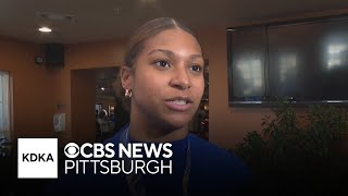 Olympic bronze medalist and Greensburg native Jasmine Jones welcomed home with surprise party