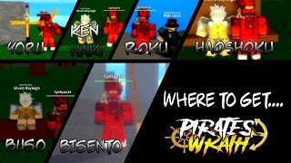 Where To Get Hao, Buso, Yoru Etc...... Pirate Wrath Roblox