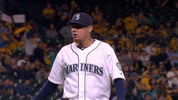 TB@SEA: Hernandez allows two runs over seven frames