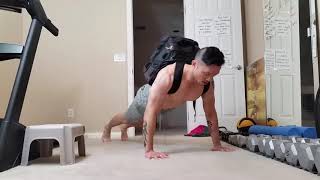 Home Chest Workouts - Weighted Push-Up Backpack - Handstandpushup.com