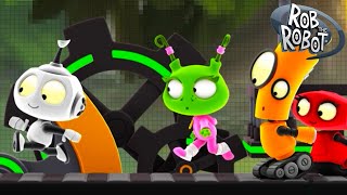 robot run rob robot friends funny kids tv