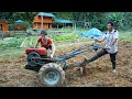 Plowing the land to garden and grow vegetables, cooking with my father - LTtivi