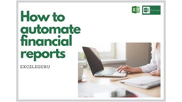 How to Automate Financial Reports | Sign up in Udemy: Automating Financial Reports with Power Query