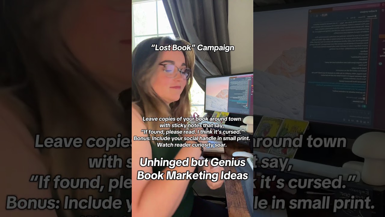 Unhinged but Genius Book Marketing Ideas - “Lost Book” Campaign