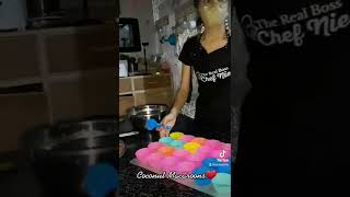 Lezzgoo | Coconut Macaroons with Chocolate Toppings