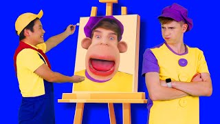 Draw Me Song | Funny Face | Kids Funny Songs