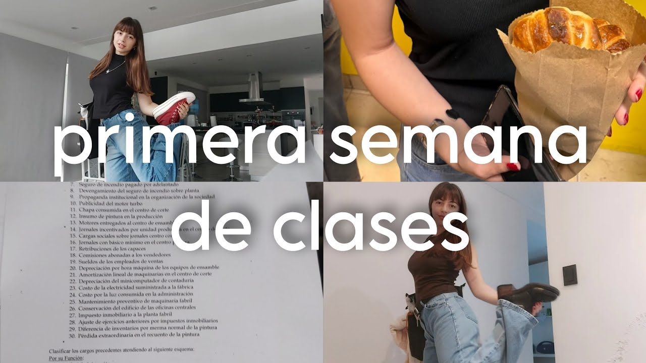 primeros días de clases (crisis, cambio de horarios, materias)