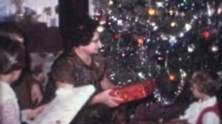 Vintage footage of Christmas time