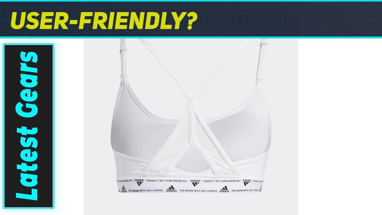 `Adidas 3 Stripe Bra: Amazing Comfort for Light Workouts!