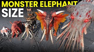 Monster Elephants & Mammoth Size Comparison | Mammoth Vs Elephant