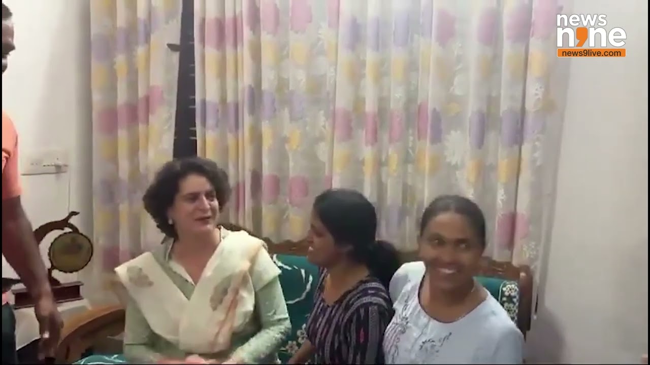 Priyanka Gandhi Vadra's Heartwarming Visit to a Family in Wayanad | News9