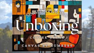 New To Me Shop! Unboxing Coffee Break - Canvas By Numbers #diamondpainting #crafting