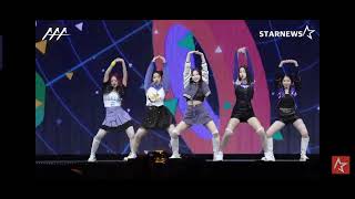Lapillus performs 'Wow BB' with TFN @ '2022 Asia Artist Awards AFTER STAGE' #lapillus #ctto #kpop