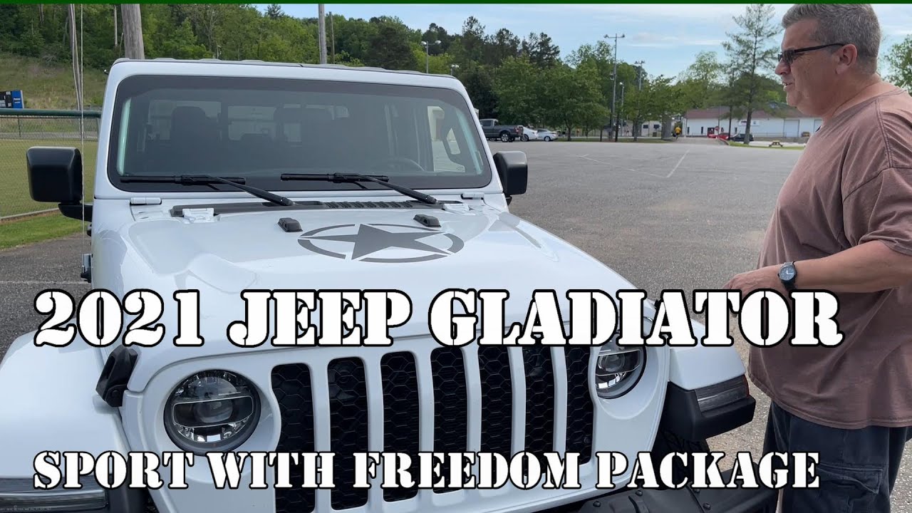 My New 21 Jeep Gladiator Sport With The Freedom Package Youtube