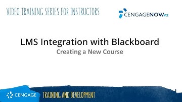 CNOWv2: Creating Your Course in Blackboard