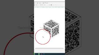 QR code converted to 3D box