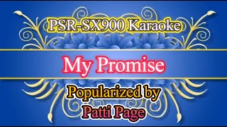 My Promise - Patti Page Video Karaoke