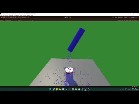 pouring water into