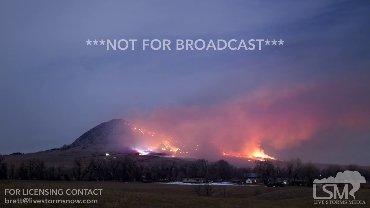 01272018 Sturgis, South Dakota Bear Butte State Park Fire YouTube