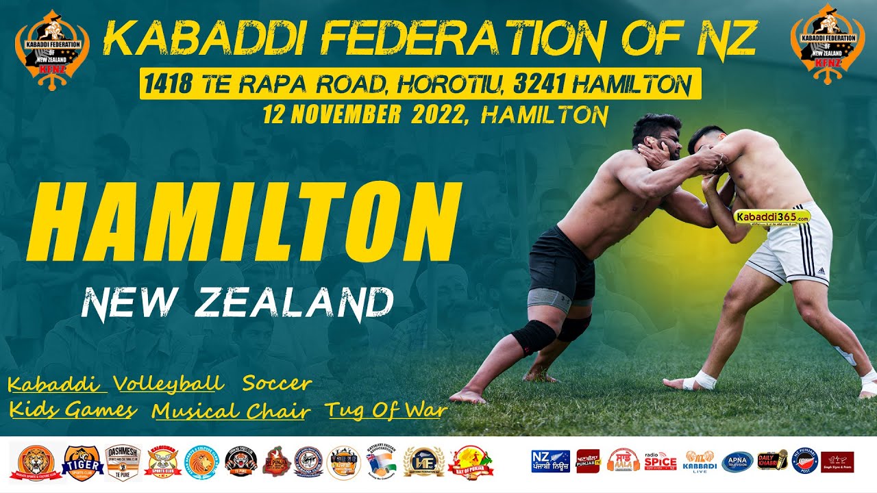 🔴[Live] Hamilton (New Zealand) Kabaddi Tournament 13 Nov 2022 YouTube