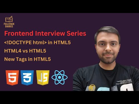 Doctype in HTML Explained | HTML4 vs HTML5 Structure + New HTML5 Tags