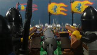 1453 Battle Of Castillon  Hundred Years War  Lego Medieval Stop Motion