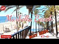 Marbella beach  may 2024  sunshine walk  promenade  travel destination  malaga  spain  4k