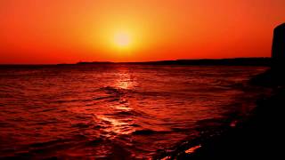3 Hours Ocean Sunset  Waves Sounds I Nature Relaxation Yoga Meditation Reading Sleep Study