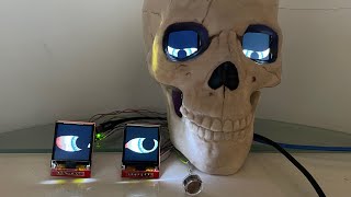 Spooky eyes  halloween Eyes assembly with schematic and configuration