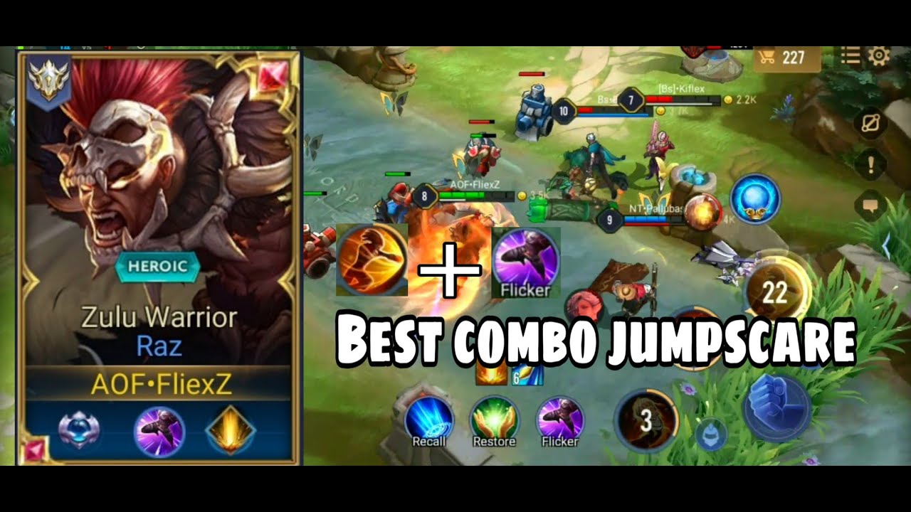 RAZ best mage & best combo!! ARENA OF VALOR