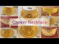 Light weight choker necklace from 20 grams  fathima jewelers choker designs