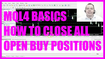 MQL4 TUTORIAL BASICS - 30 HOW TO CLOSE ALL OPEN BUY POSITIONS